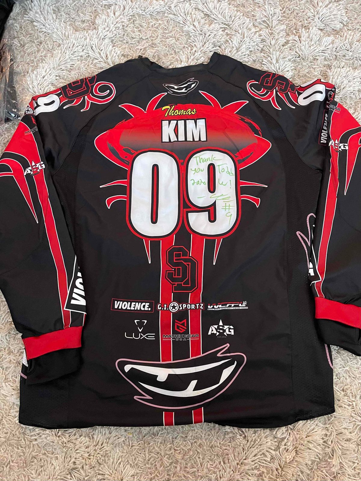 Thomas Kim 2022 SD Aftermath Jersey
