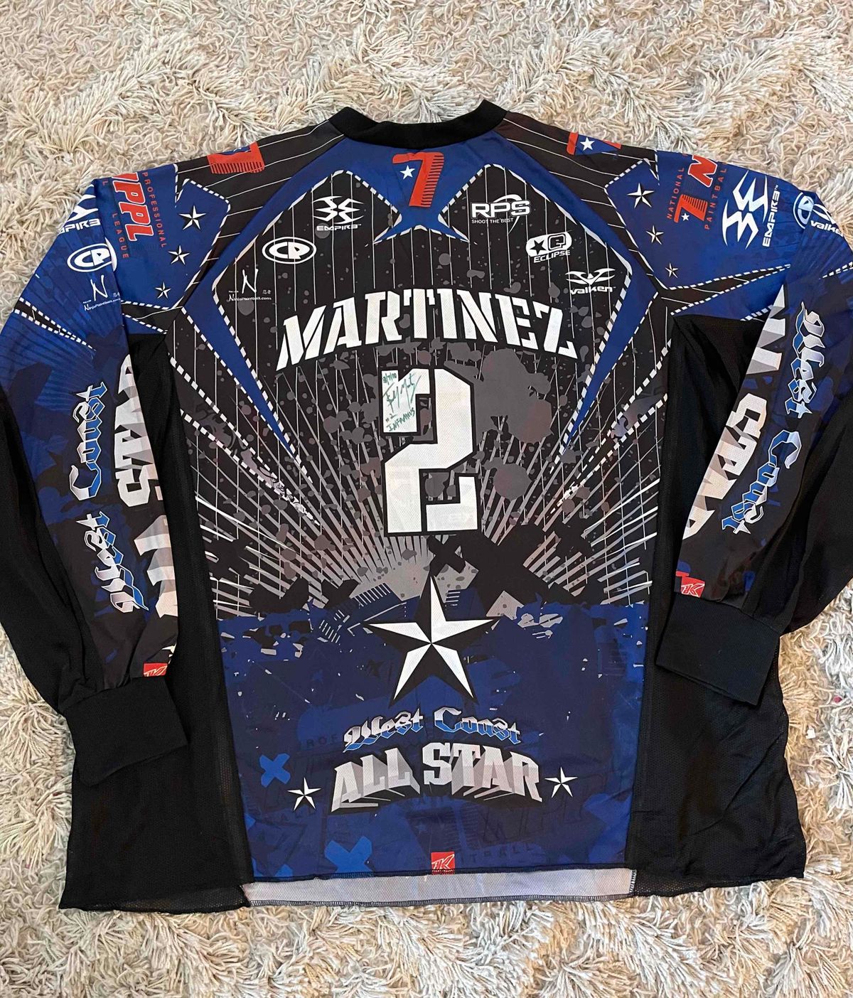 Todd Martinez NPPL All-Star Game Jersey 2010