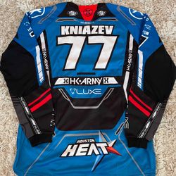 Mishka Kniazev 2023 Houston Heat Away Jersey