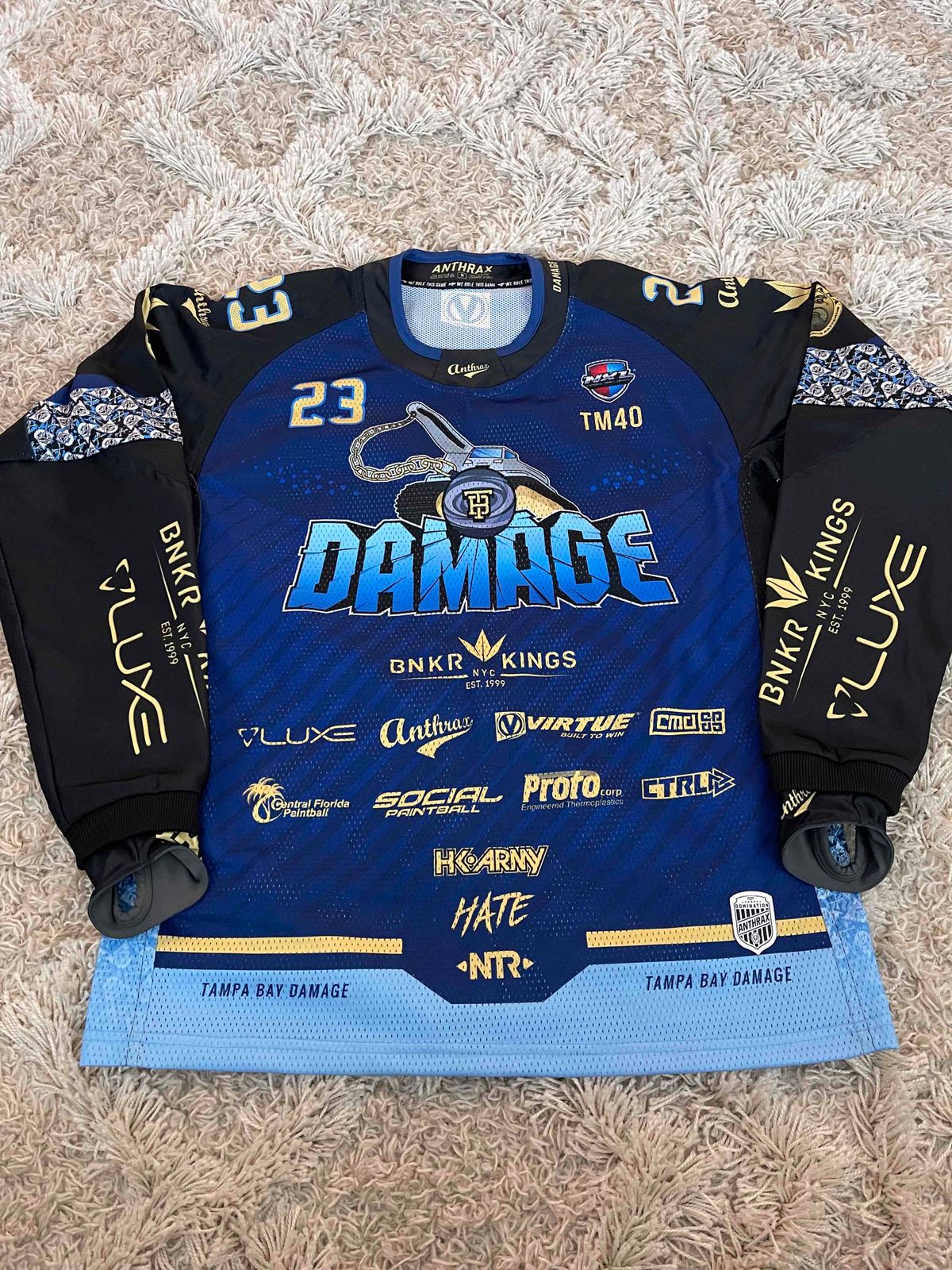 Daniel Holliday Tampa Bay Damage Jersey