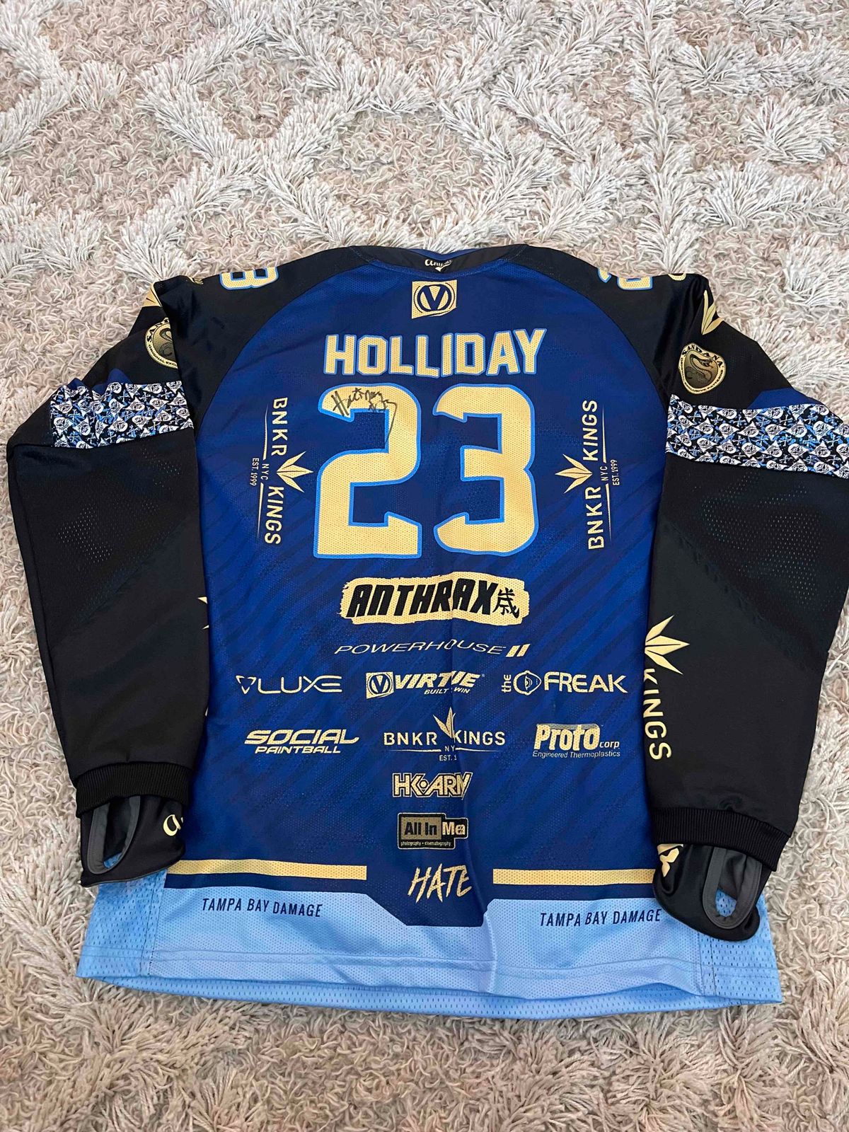 Daniel Holliday Tampa Bay Damage Jersey