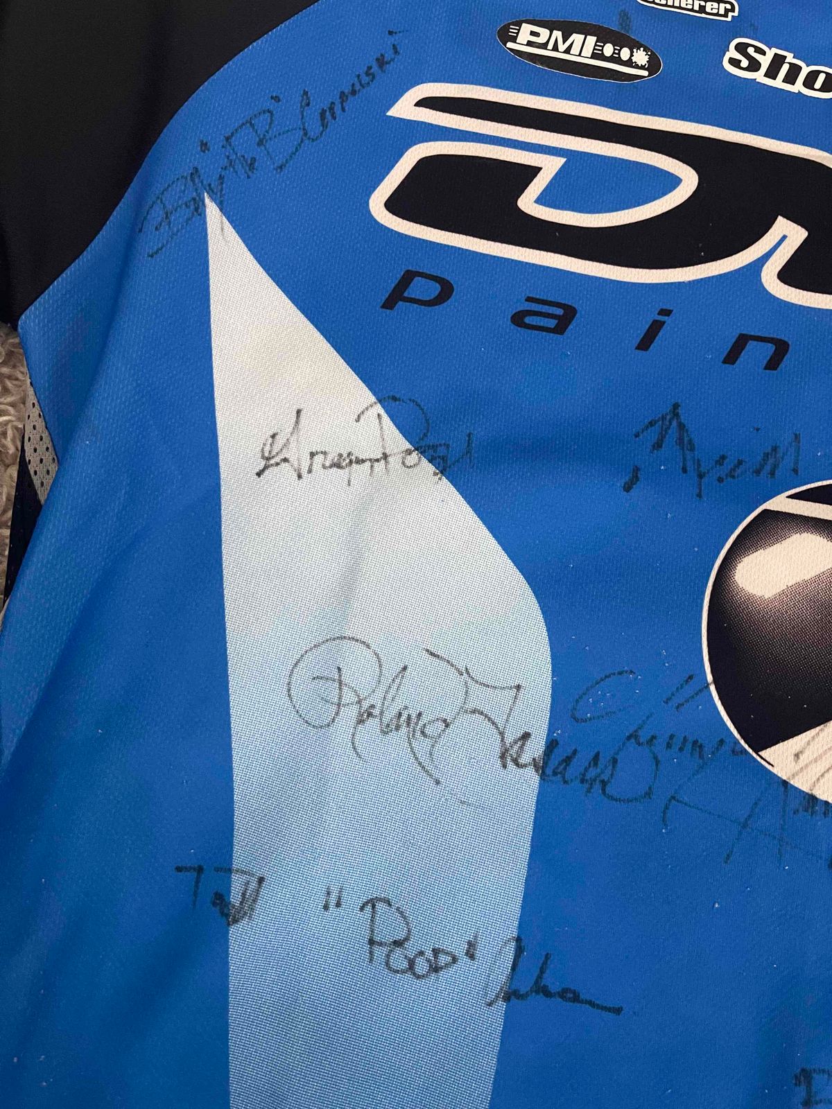 Greg Pozzi Aftershock Jersey 2001 signed