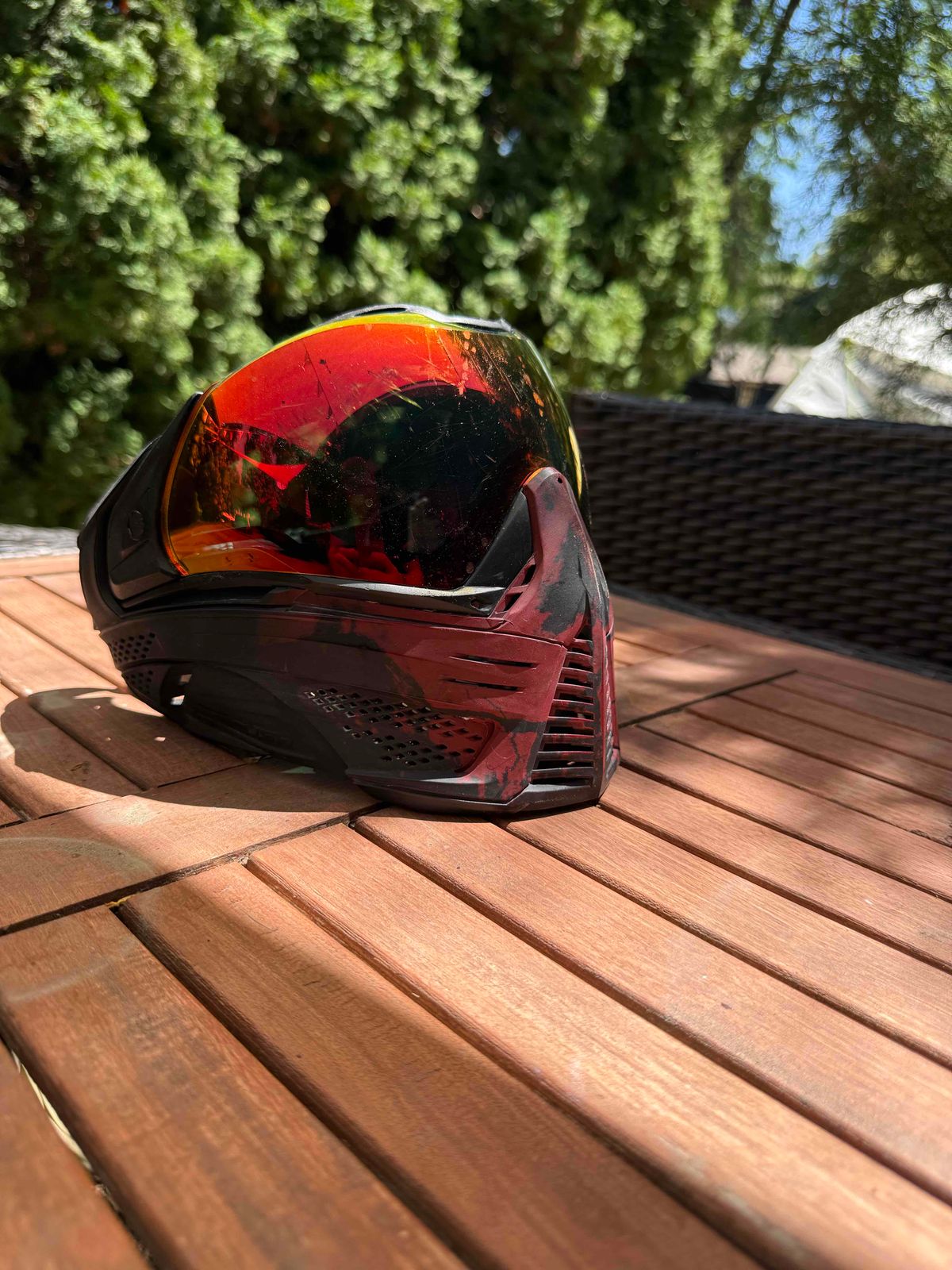 Push Unite mask (black / red)