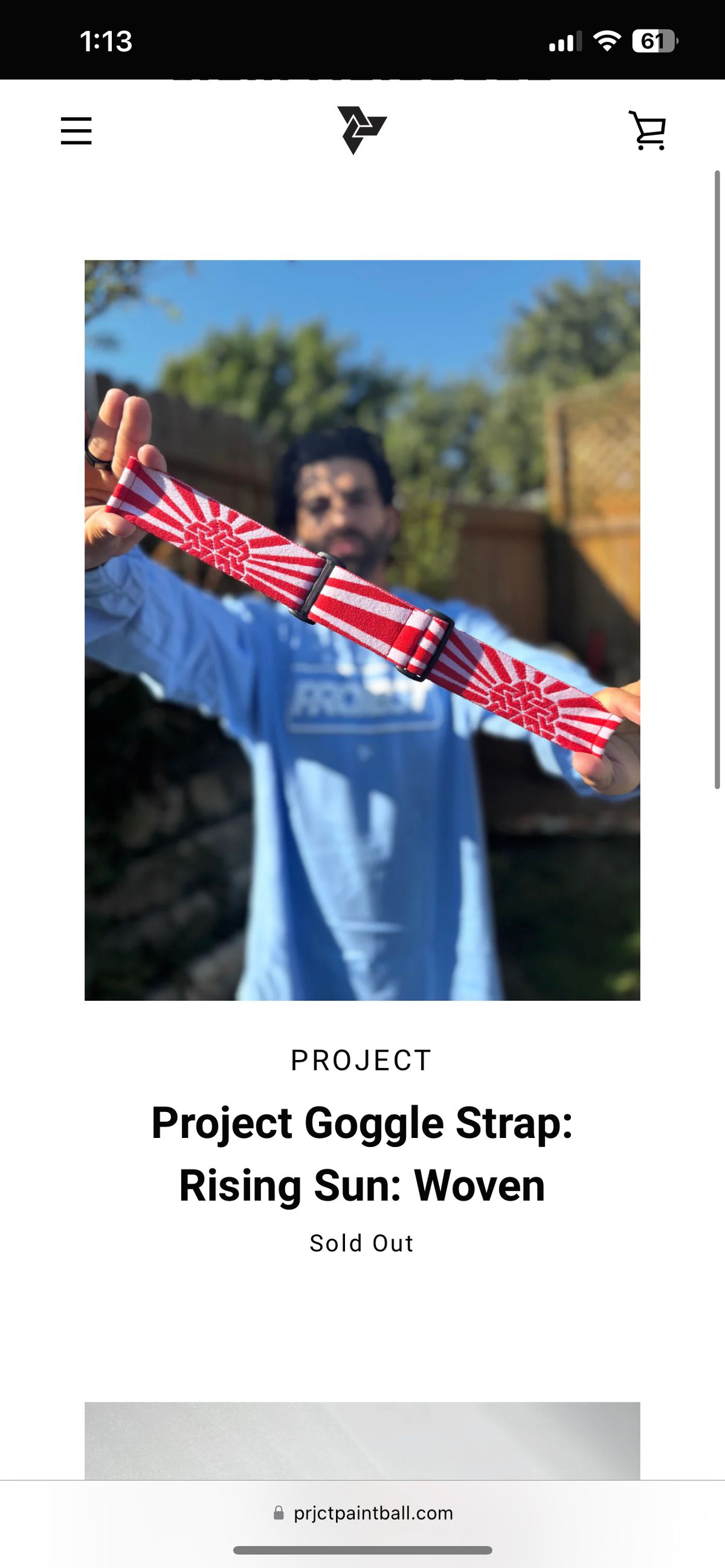 Project JT Proflex WOVEN Rising Sun strap (/100) Red