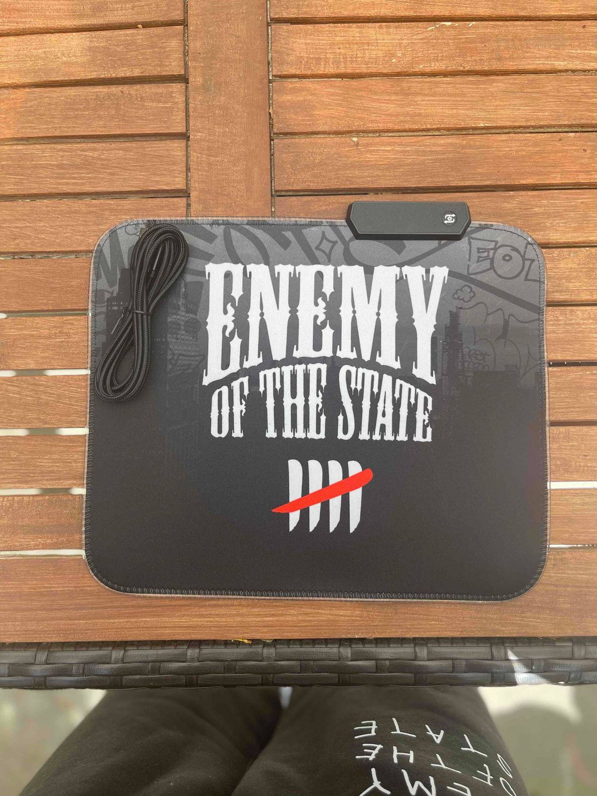 Enemy of the State RGB mouse pad 