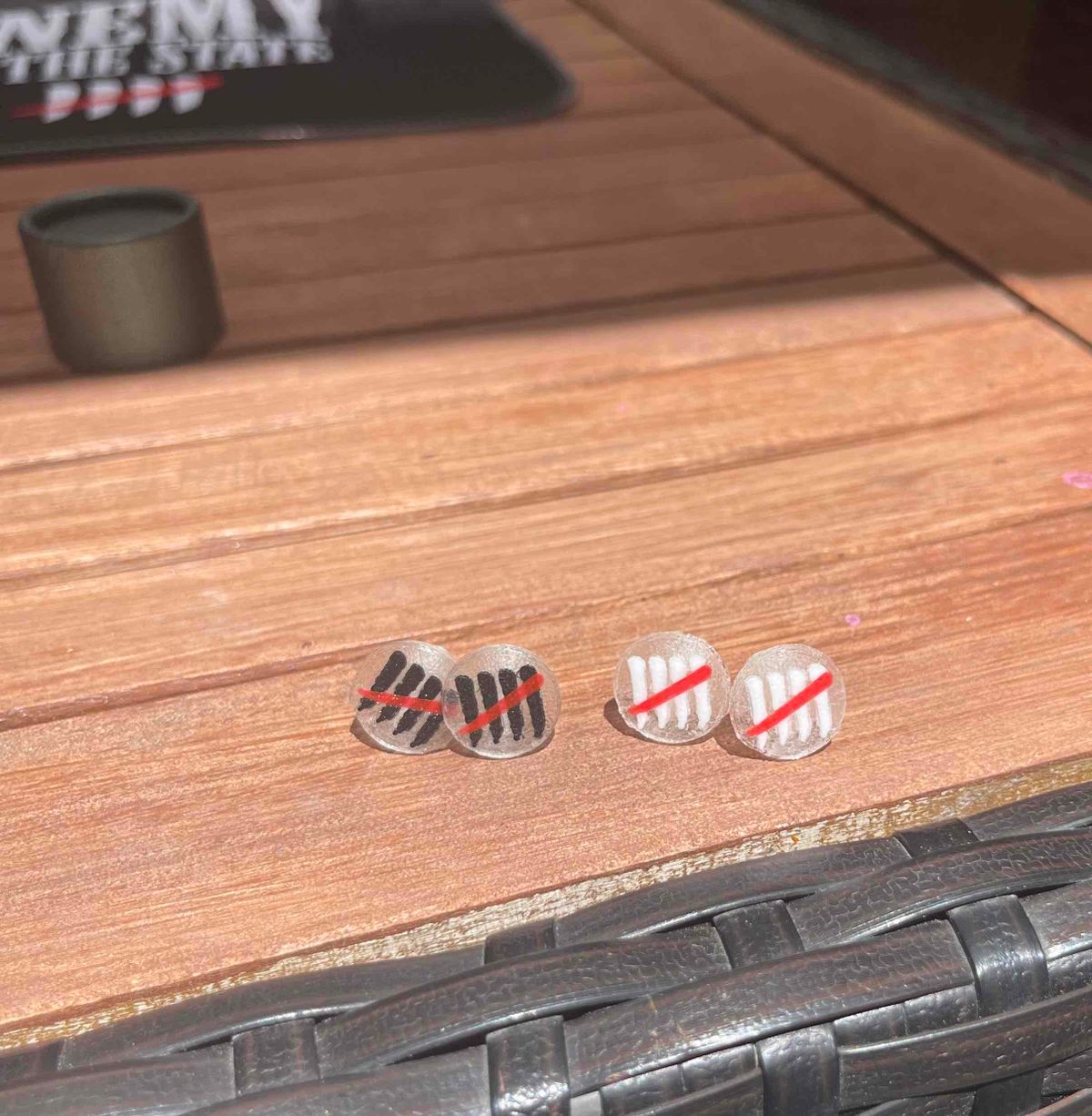 Enemy of the State Clear JT Proflex Plugs (2 sets)