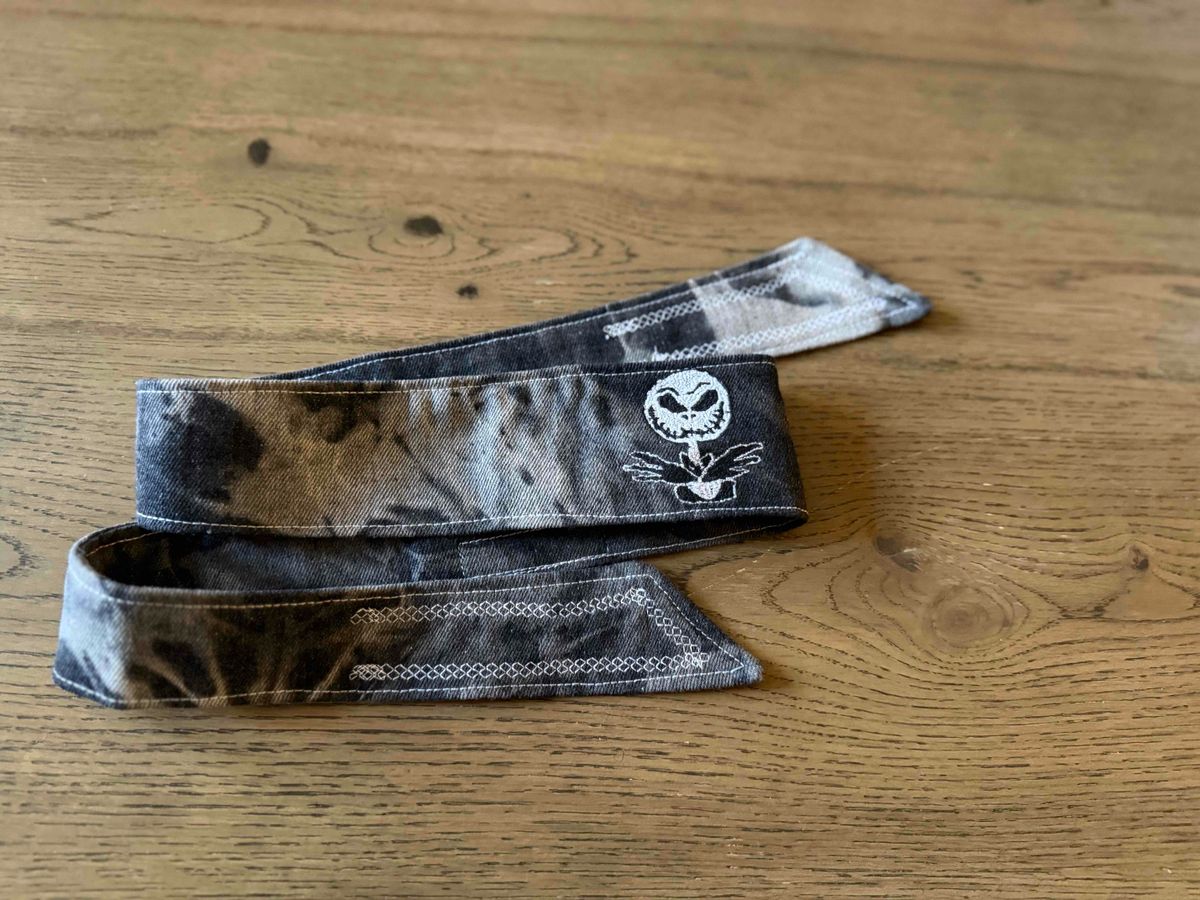 BEM Wraps - Jack Skeleton headband