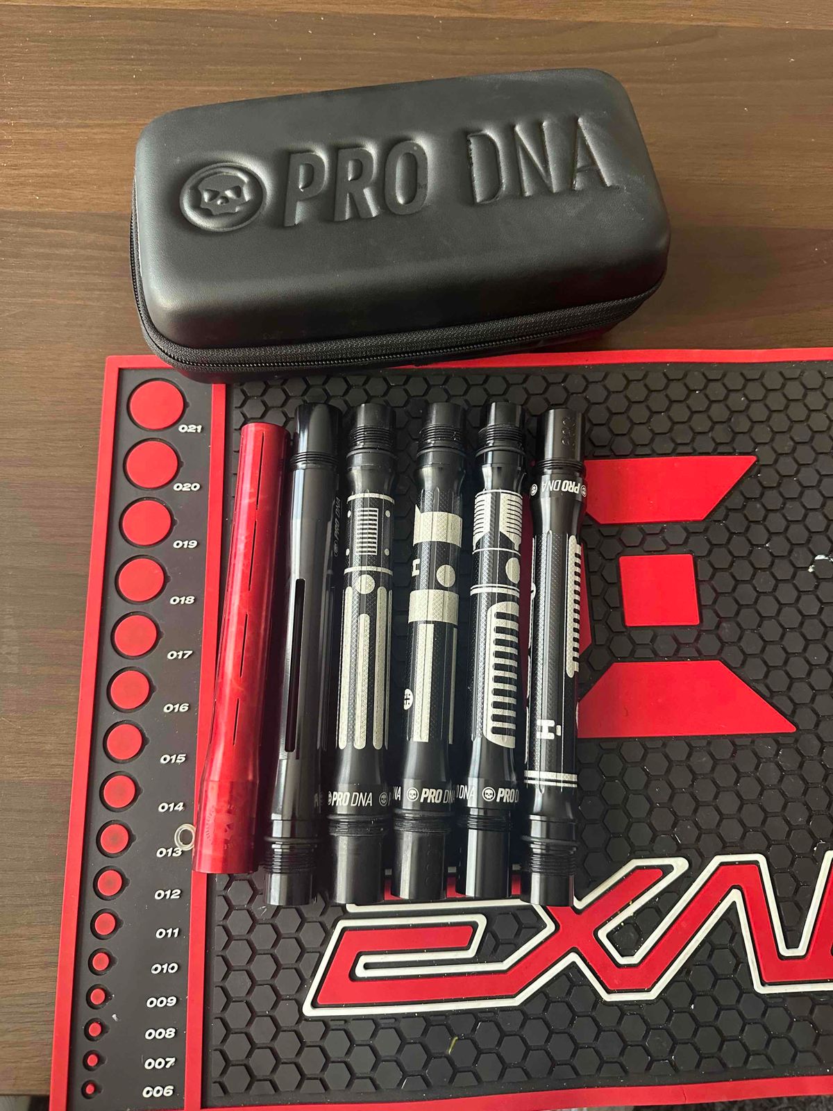ProDNA “red saber” kit. 