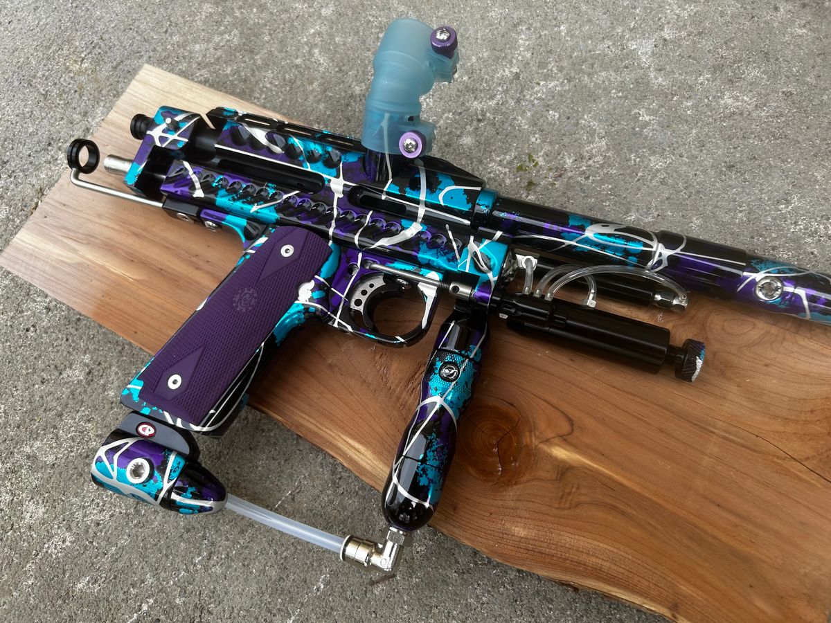 Angry Paintball Teardrop Autococker w/ Shocktech parts (brand new)