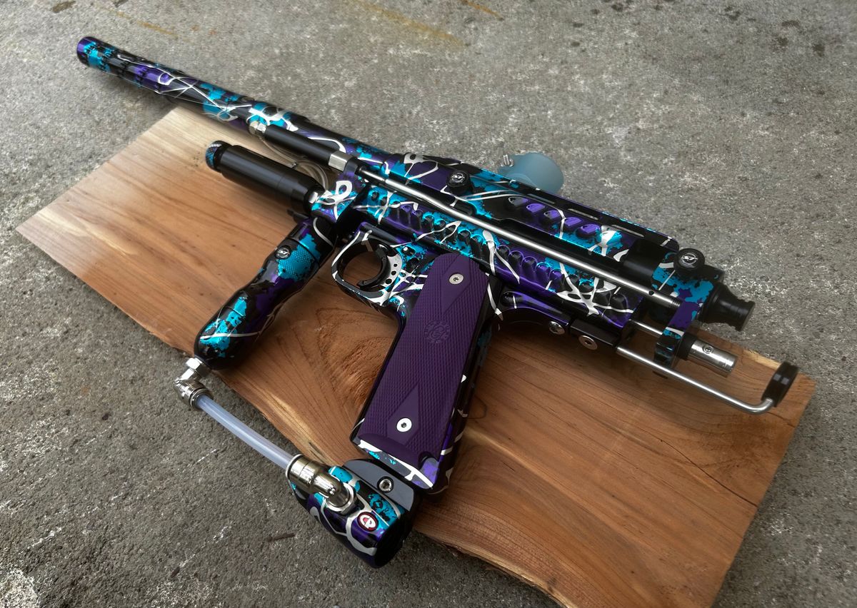 Angry Paintball Teardrop Autococker w/ Shocktech parts (brand new)