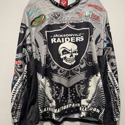OG JACKSONVILLE RAIDERS JERSEY XXL RHODES 7