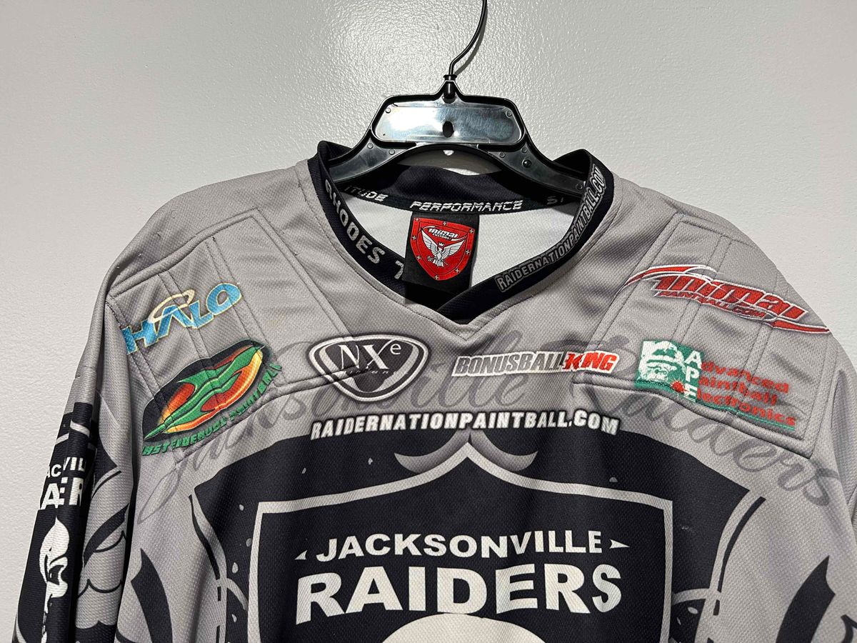 OG JACKSONVILLE RAIDERS JERSEY XXL RHODES 7