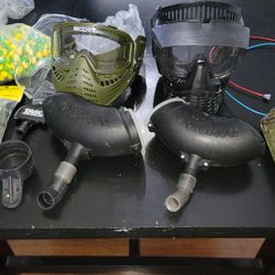 Vintage guns and gear for two.