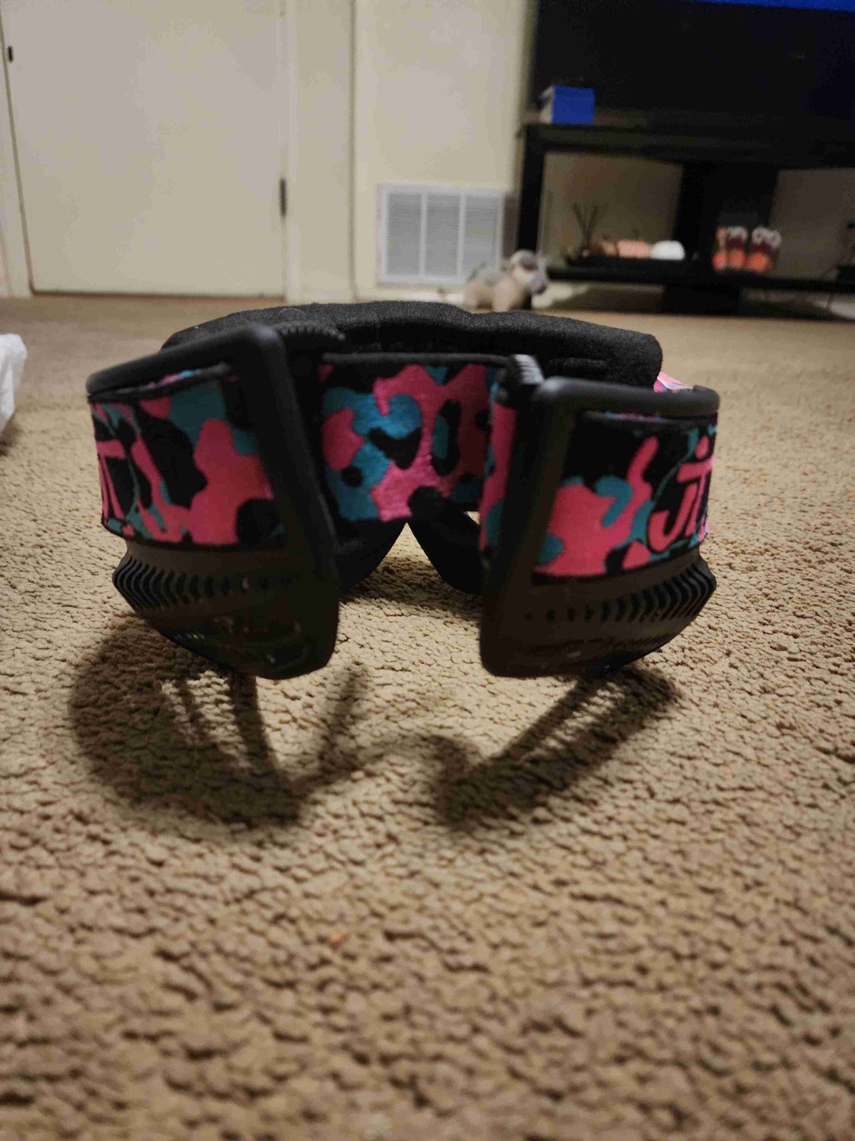 Jt pink tropic frames with strap