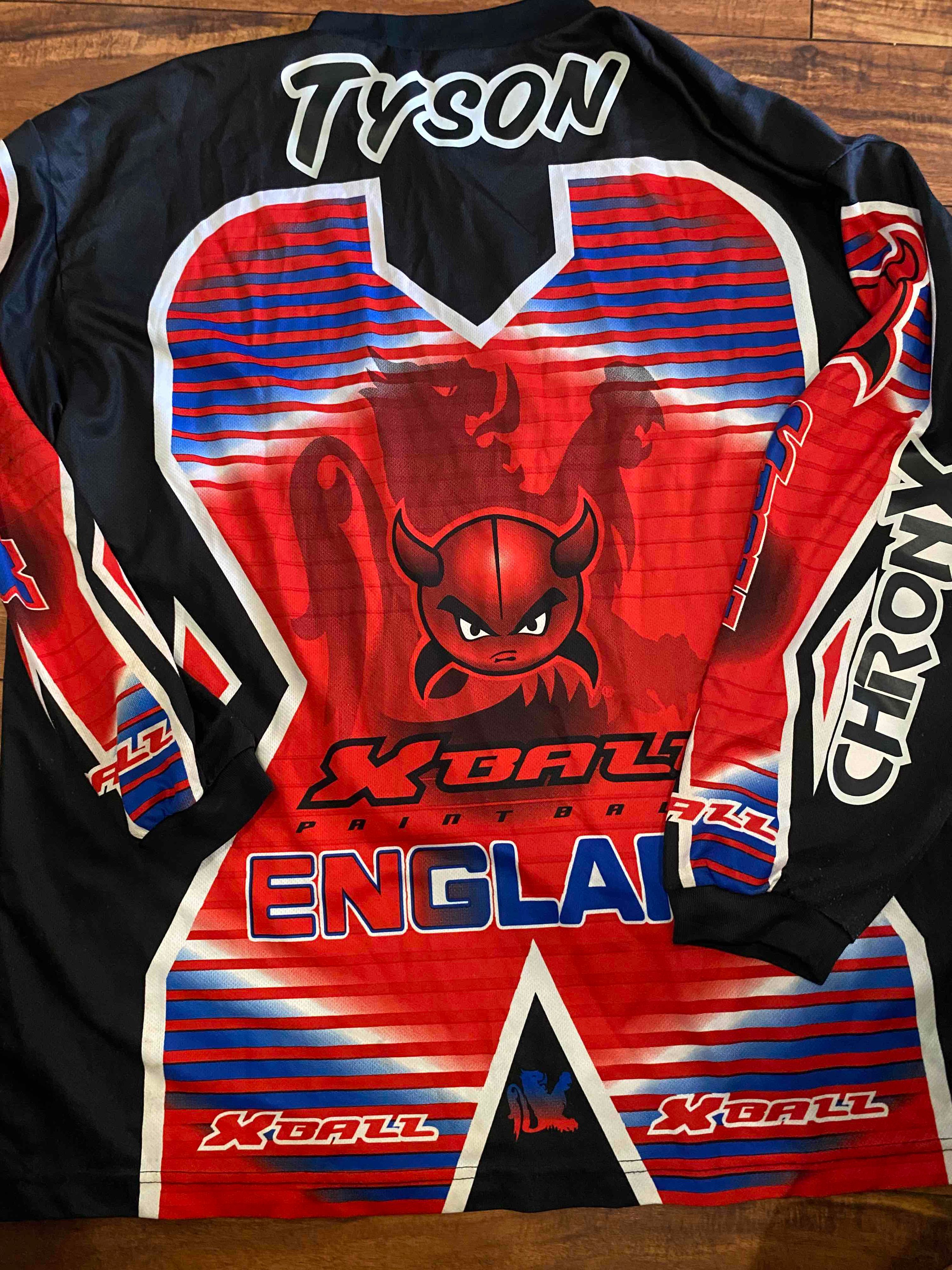 Xball England Jersey | Paintball Vault