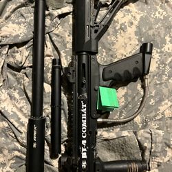 Excellent condition paintball equipment including markers
