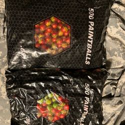 Excellent condition paintball equipment including markers
