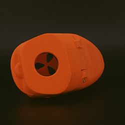 PaintballDNA JOLO Pump Hopper in Construction Orange (brighter than pictured)