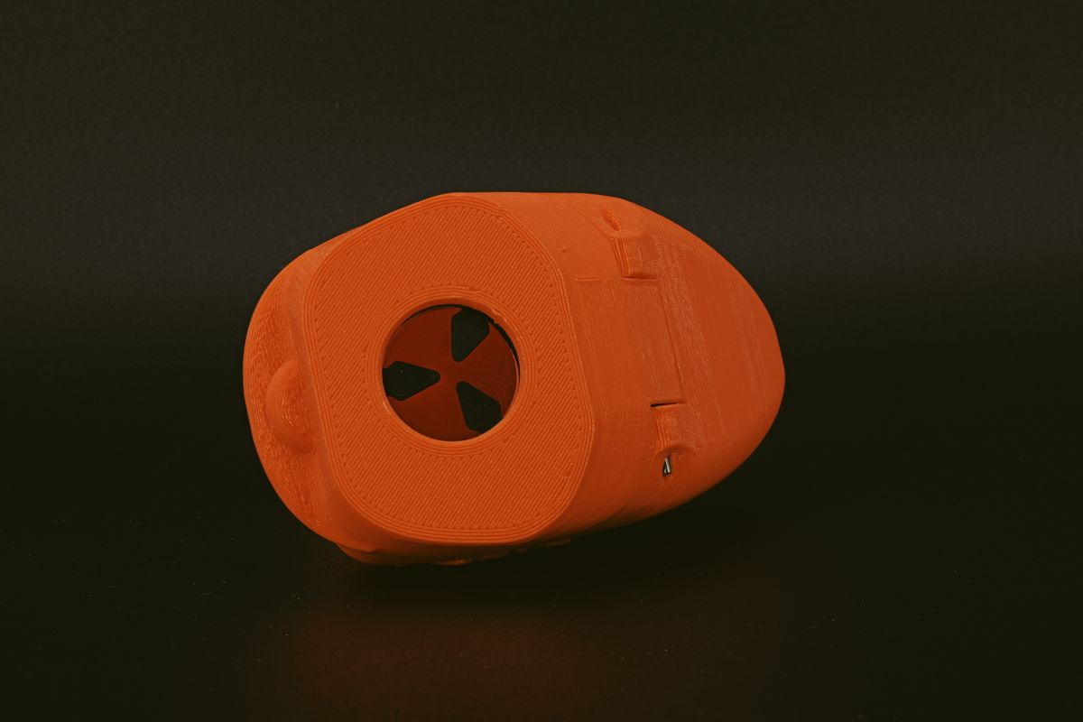 PaintballDNA JOLO Pump Hopper in Construction Orange (brighter than pictured)