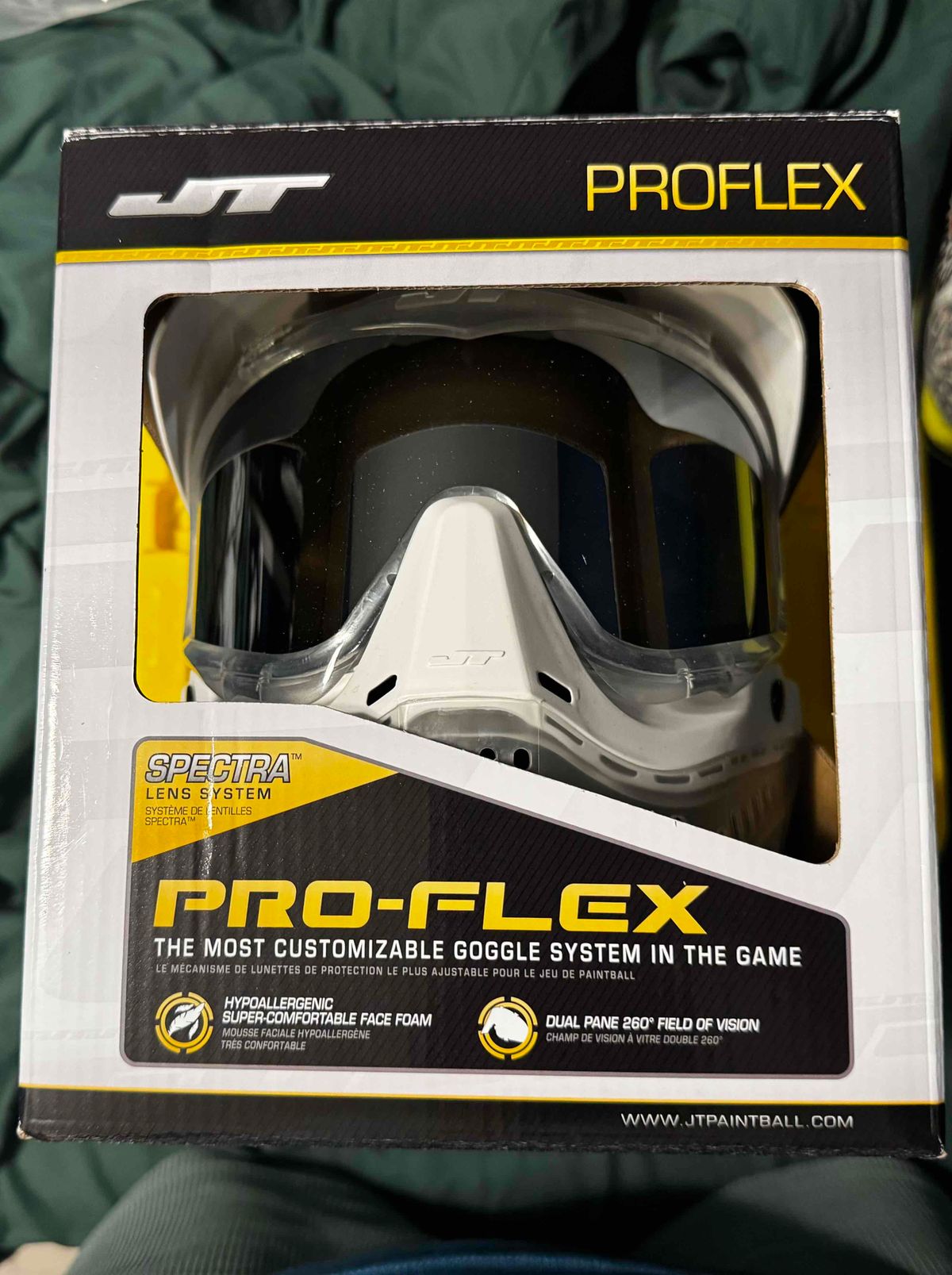 Revo 2 clear and full mask combo w/ white nose 