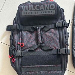 Vulcano Gear bag “Fire 2.0 Expand Backpack - Red/Gray”