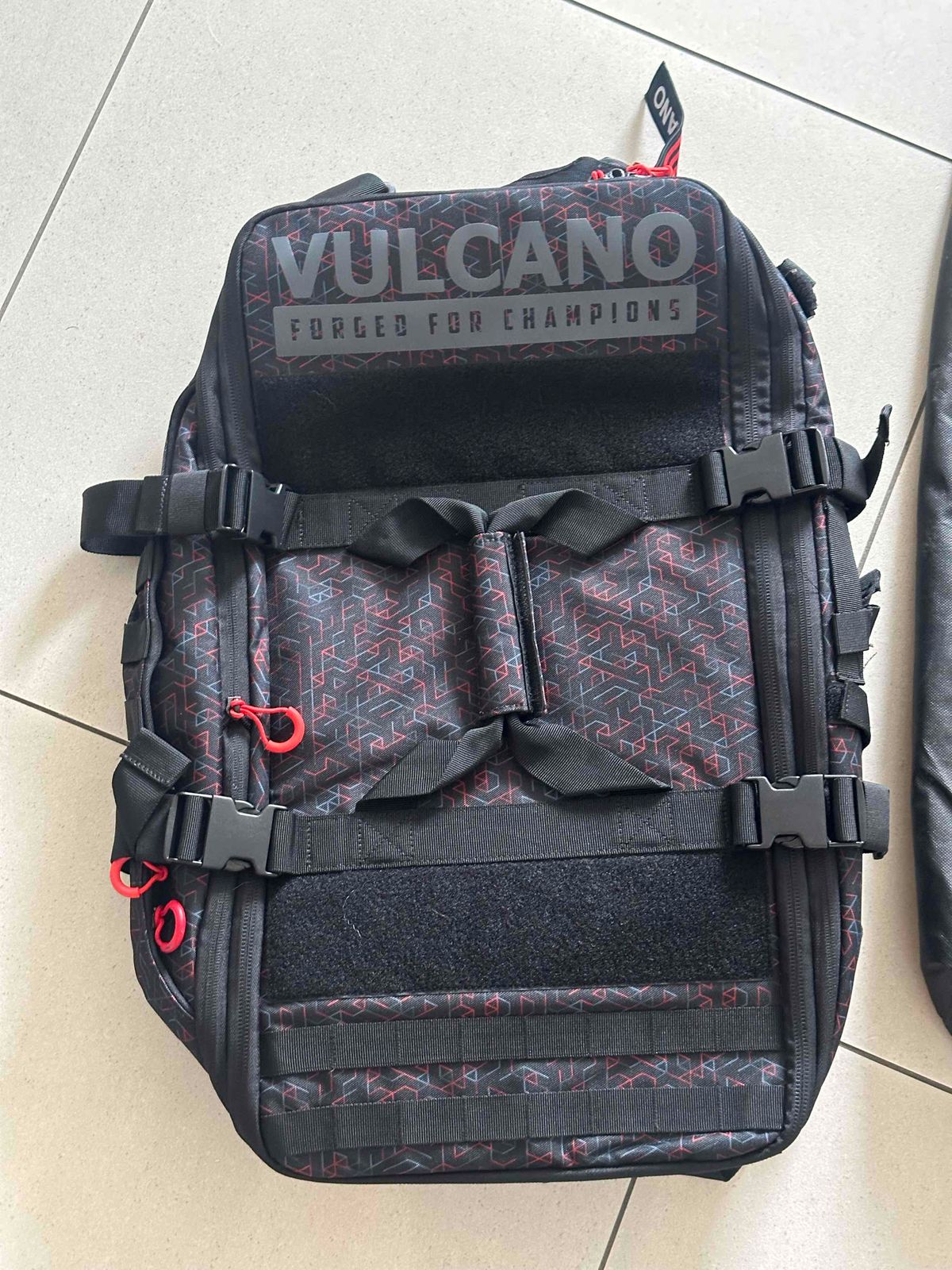 Vulcano Gear bag “Fire 2.0 Expand Backpack - Red/Gray”