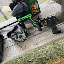 My markers and tank set up