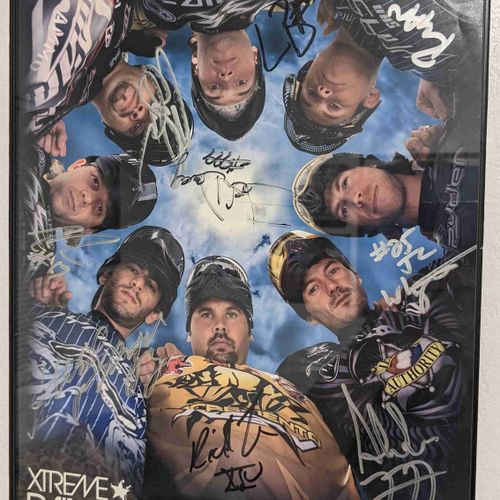 Xtreme Paintball Fox Show Signed Poster