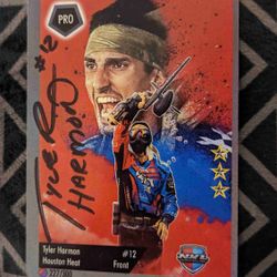 Tyler Harmon signed Trading Card