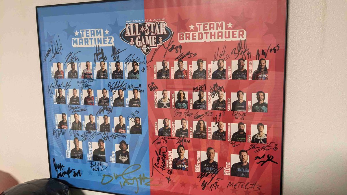 2022 All Star Game Signed Poster