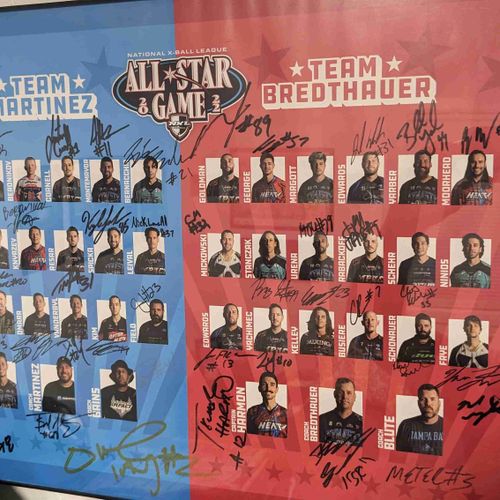 2022 All Star Game Signed Poster
