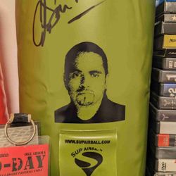 Chris Lasoya signed mini can bunker 