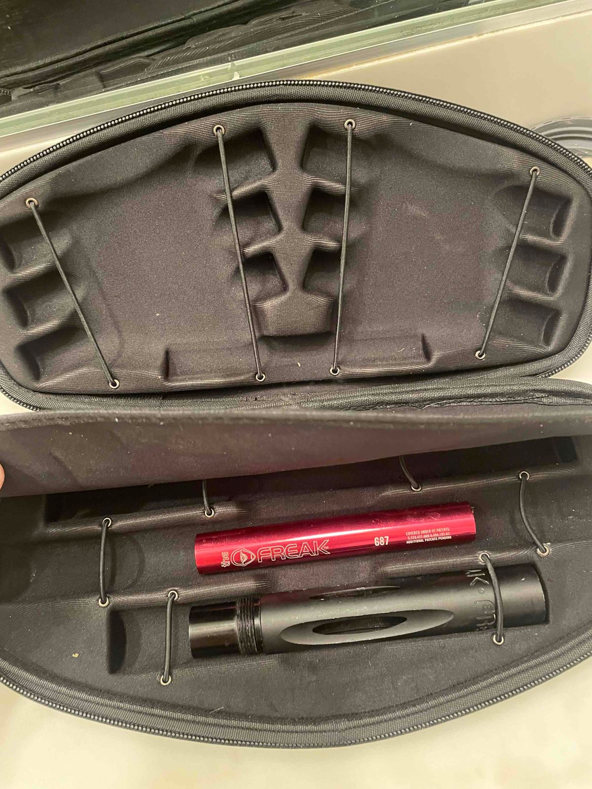 Matt black cocker origianl freak  back case and insert FREE SHIP!