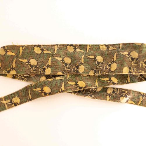 Green Flying Skull Headband