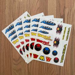 Avalanche / Warped Sportz Sticker Sheet