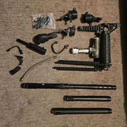 Paintball gun and accessories 