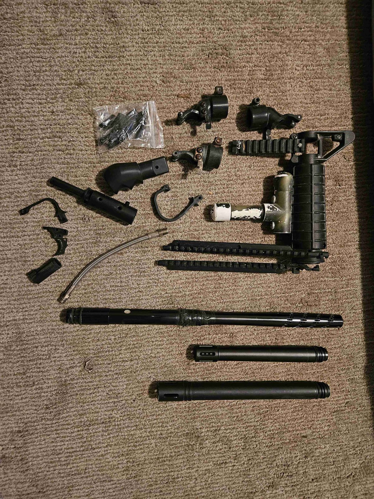 Paintball gun and accessories 