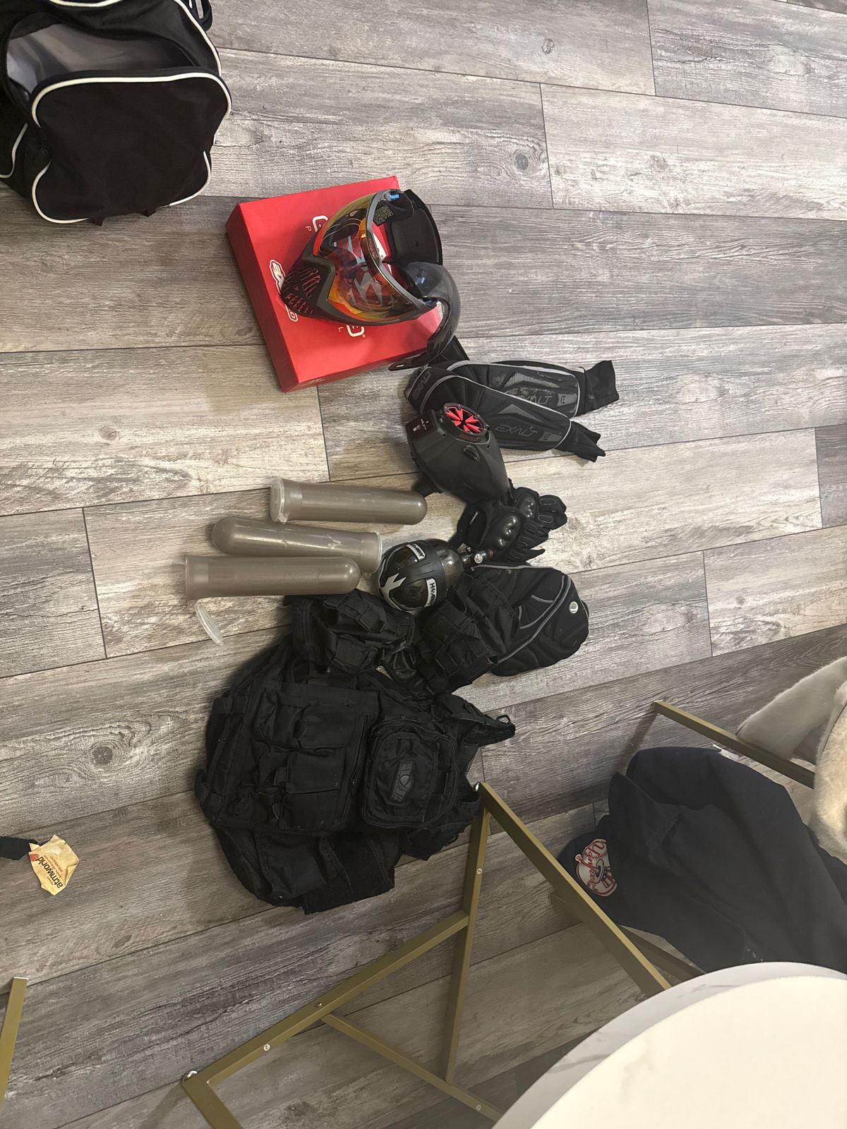 Paintball gear