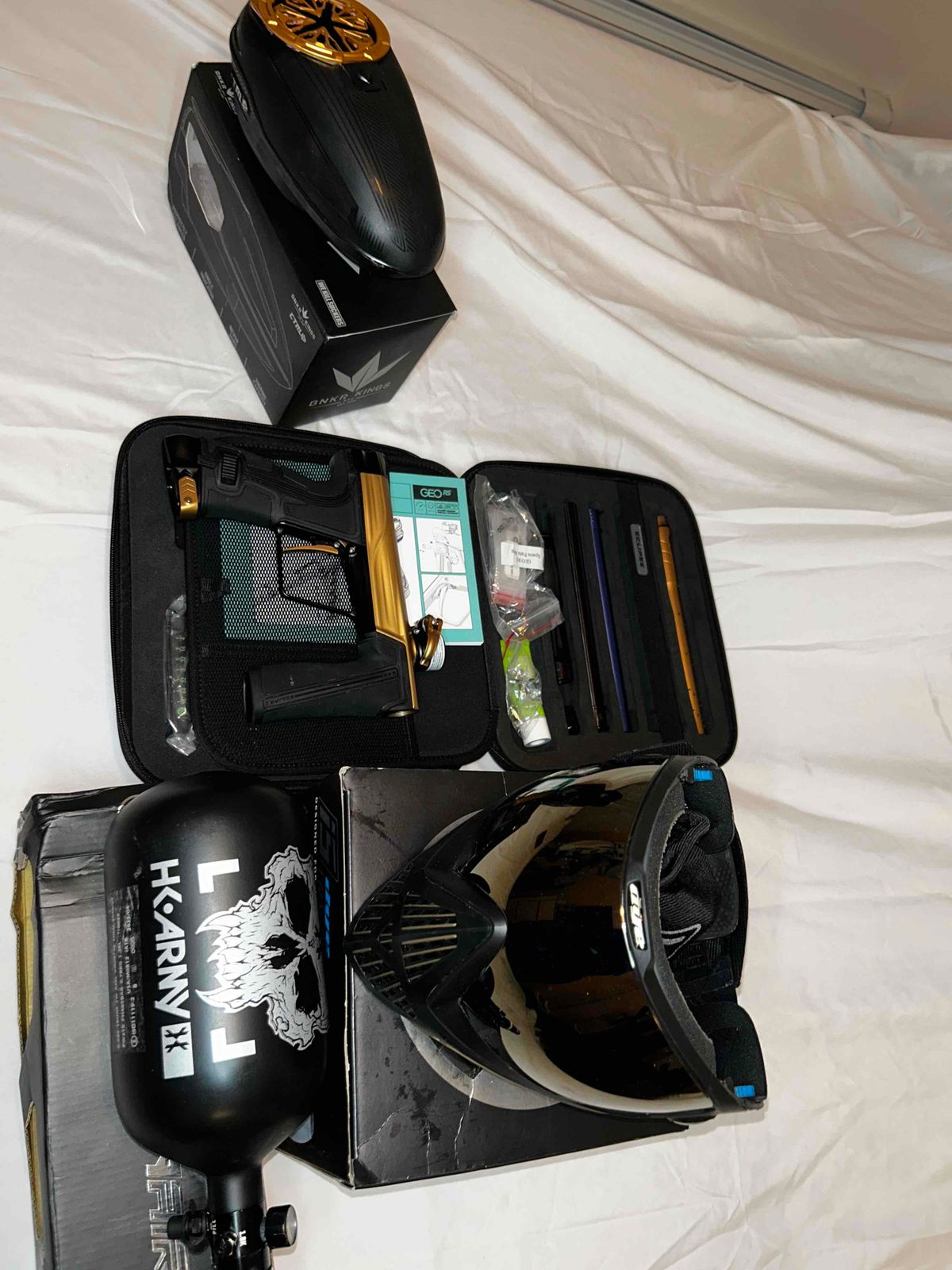 Planet Eclipse GEO R5 ELECTRONIC Black/Gold Marker