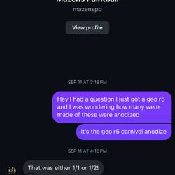 Geo R5 fade 1/1-1/2 with proof