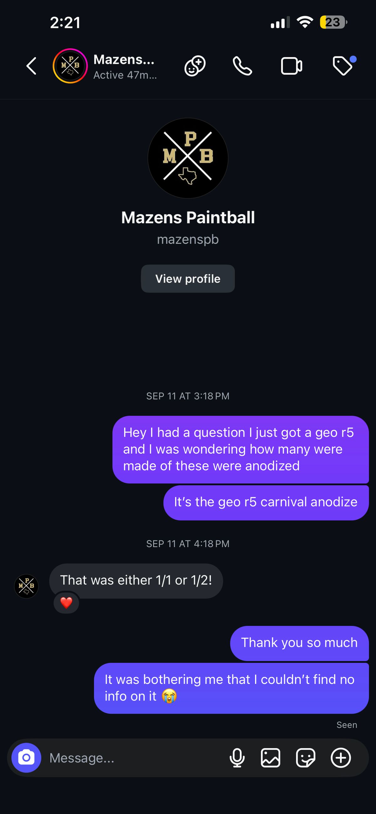 Geo R5 fade 1/1-1/2 with proof