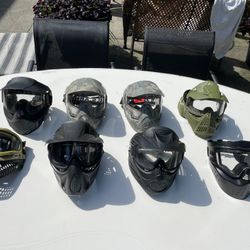 Tippmann Paintball Lot – 6 Markers, Masks & Gear