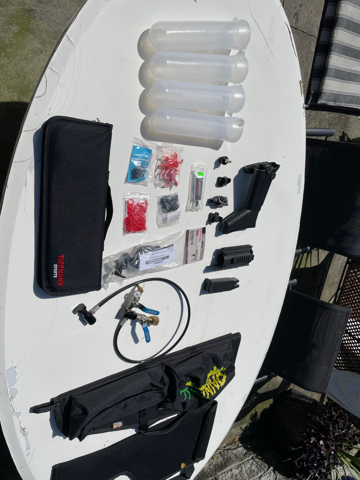 Tippmann Paintball Lot – 6 Markers, Masks & Gear