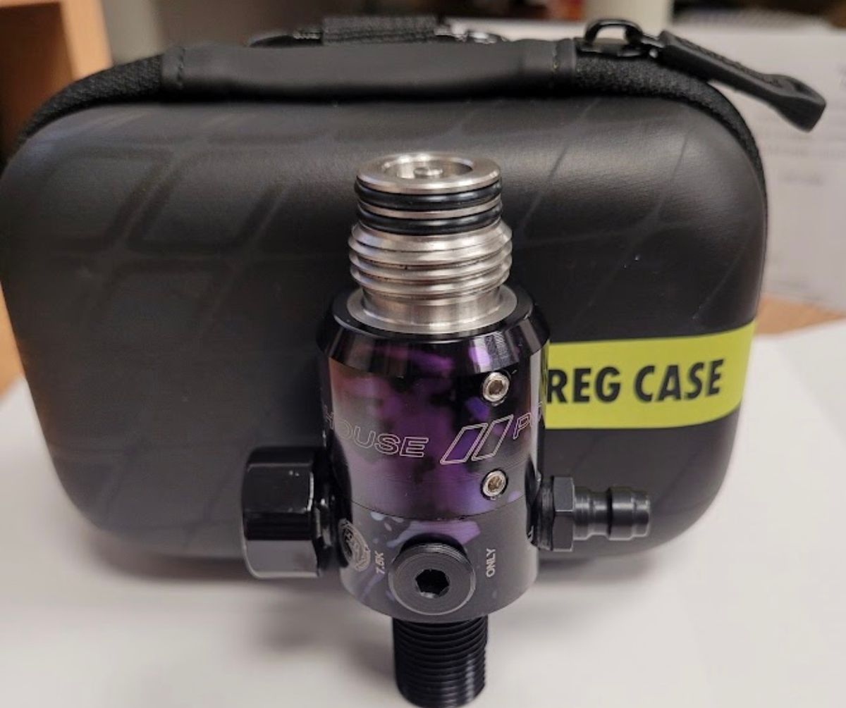 Powerhouse Counterpunch reg. Black/Purple acid wash. Standard length. 
