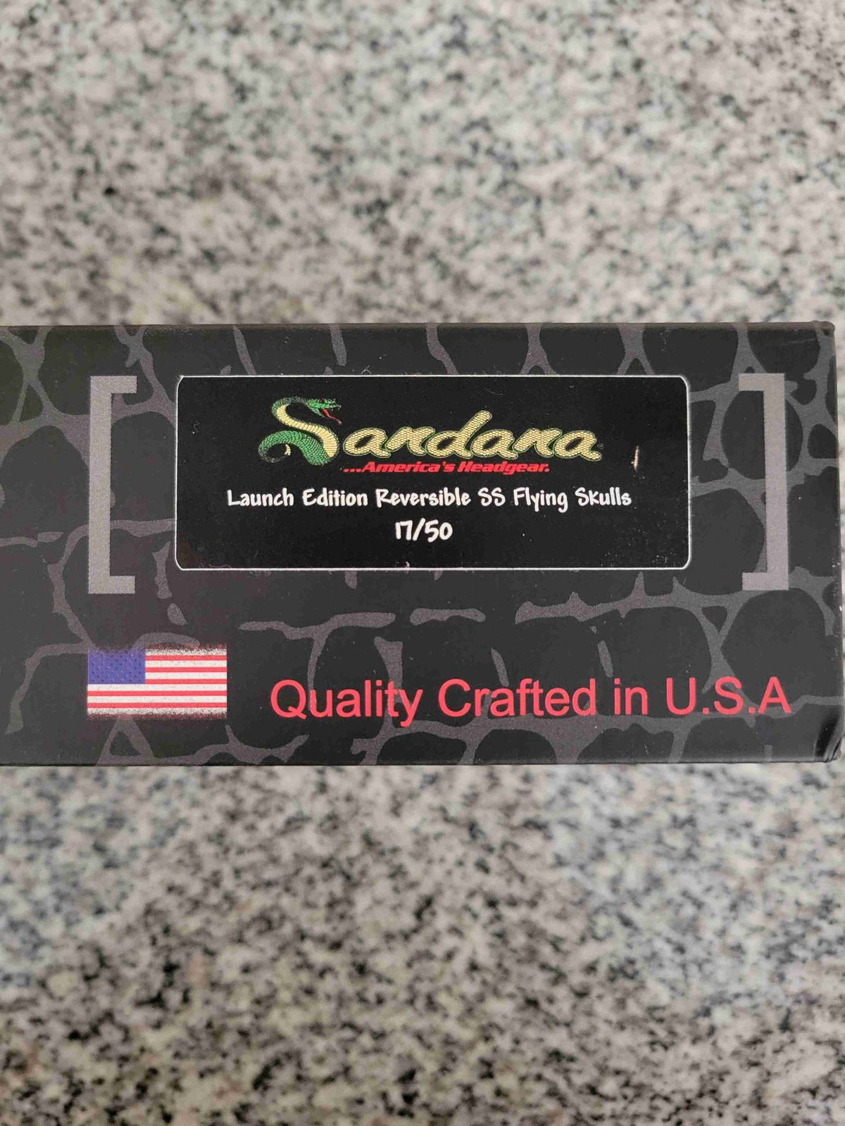 Sandana Launch Edition reversible SS Flying Skulls