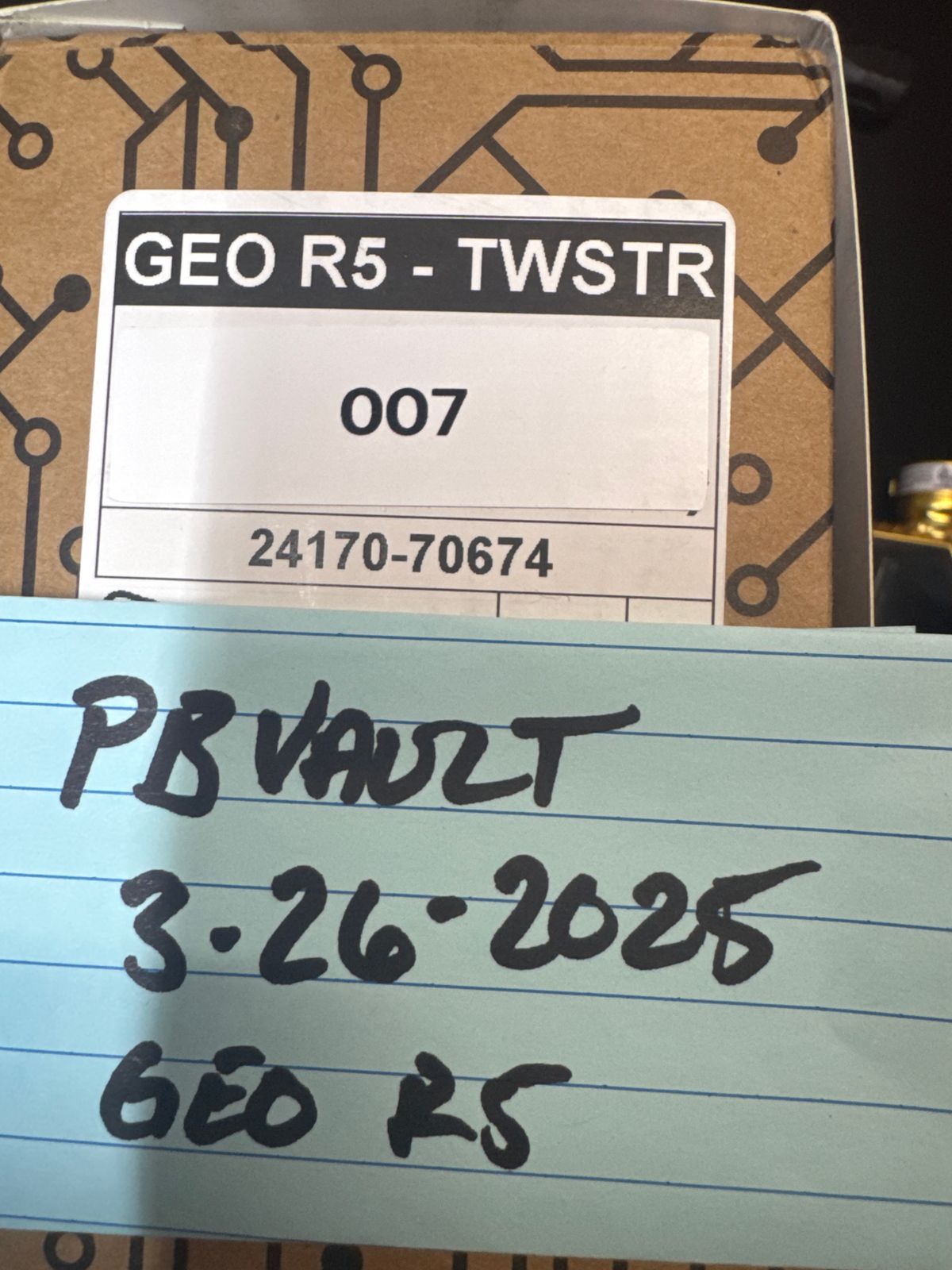 BNIB Planet Eclipse Geo R5 Twister 007 James Bond Edition