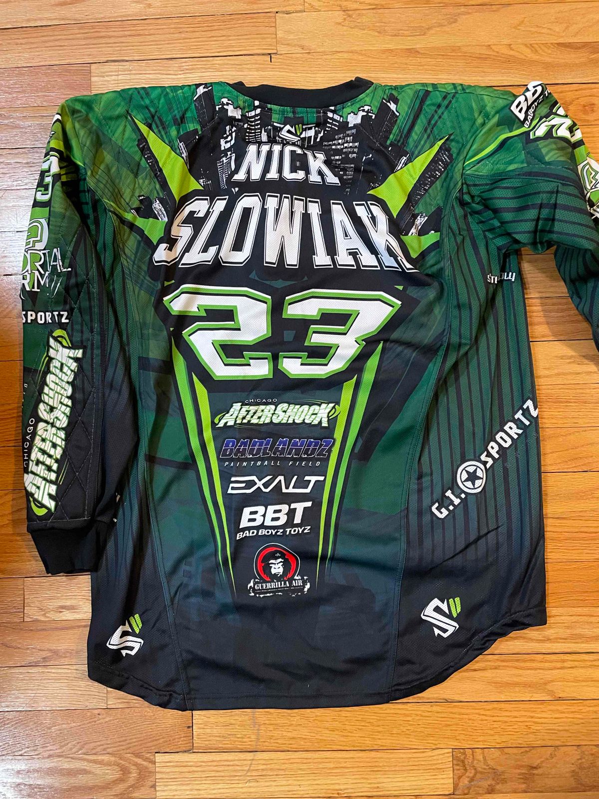 Nick Slowiak Chicago Aftershock jersey