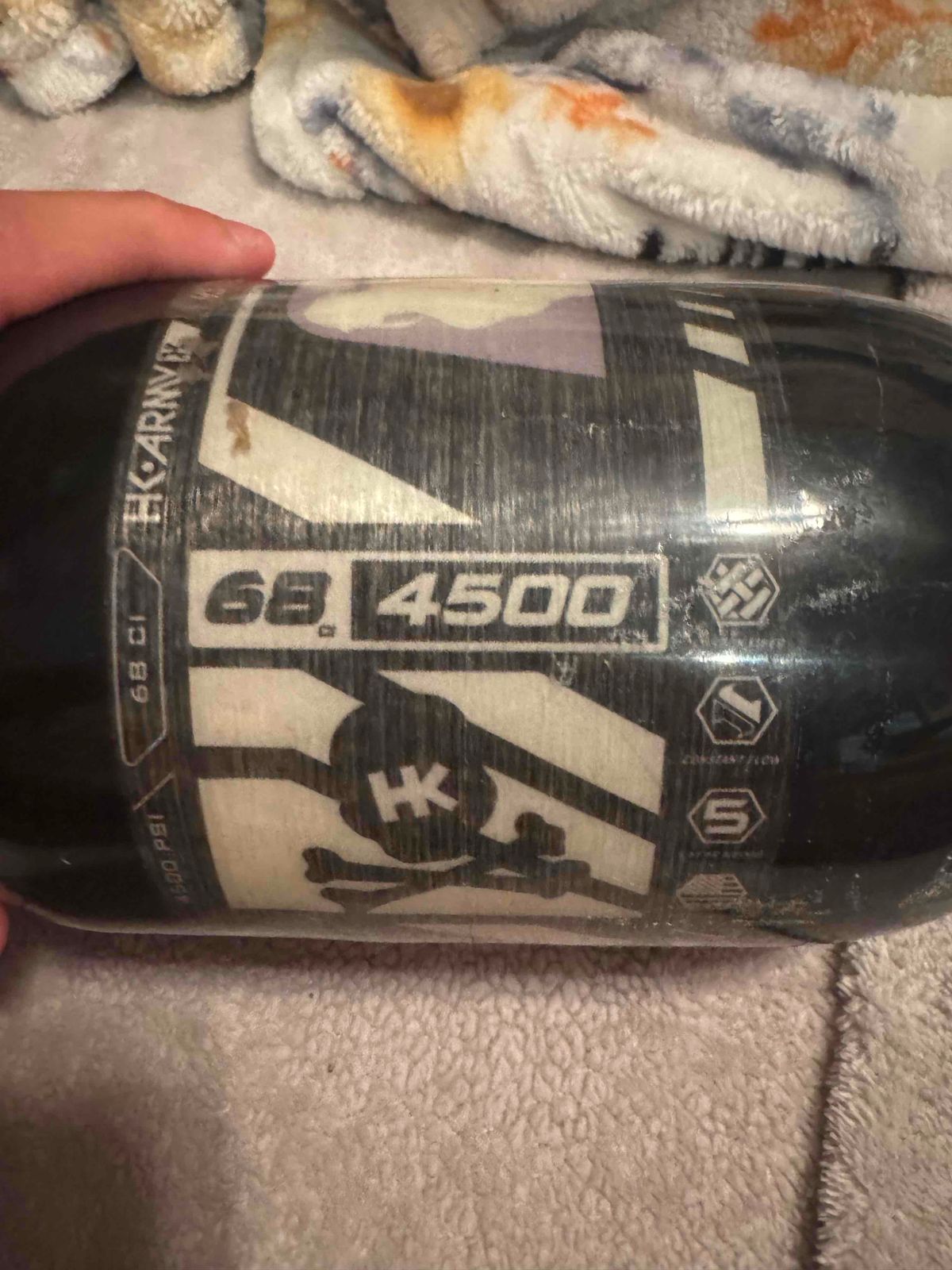 HK army 4500 paintball tank 