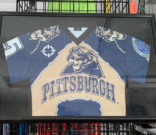 Pittsburgh NCPL Framed Jersey