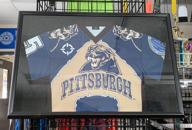 Pittsburgh NCPL Framed Jersey